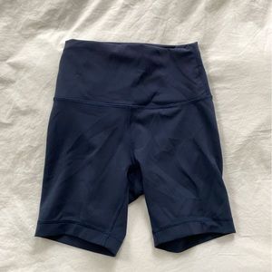 Lululemon wunder train shorts in navy